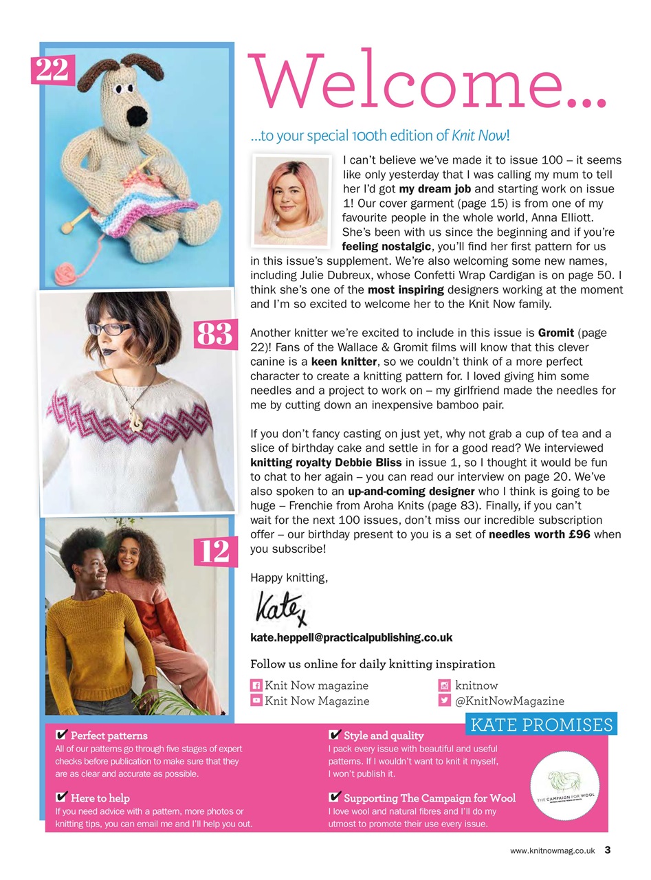 Knit Now Preview Pages