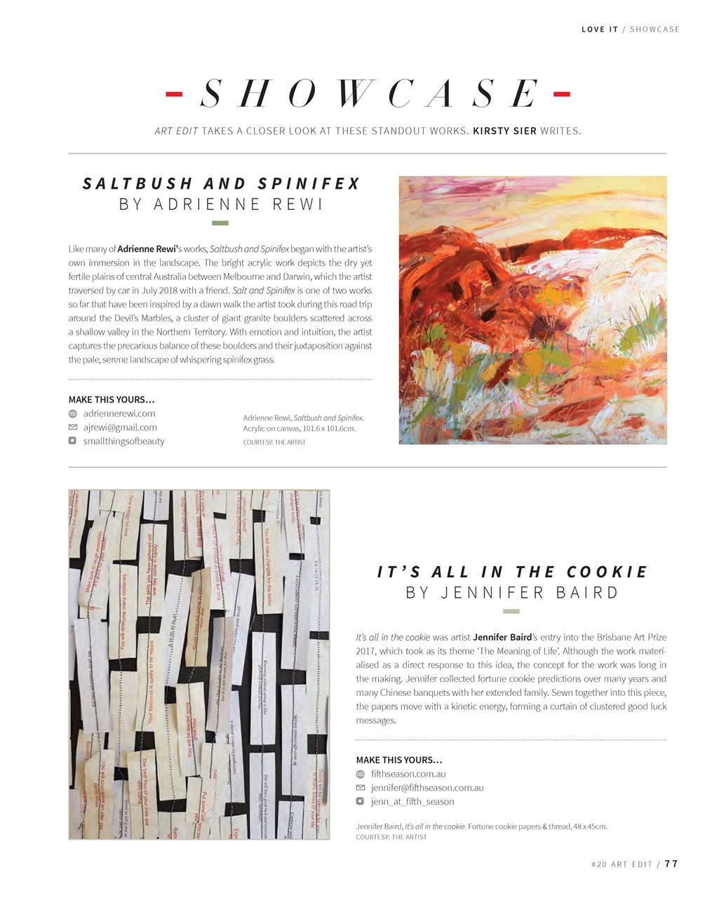 Art Edit Preview Pages