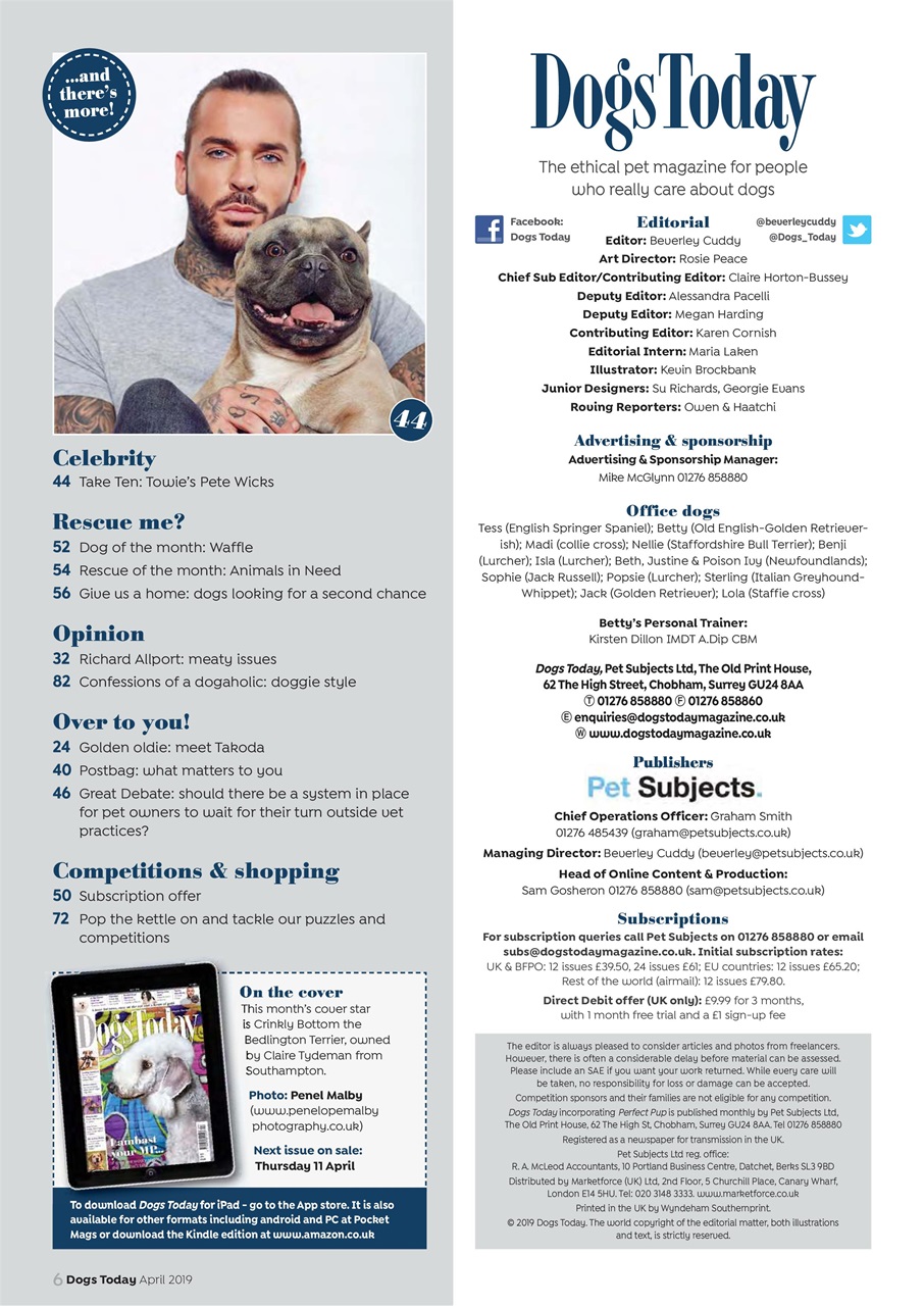 Dogs Today Magazine Preview Pages