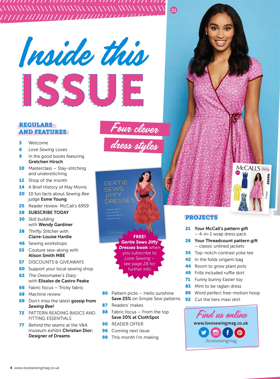 Love Sewing Preview Pages