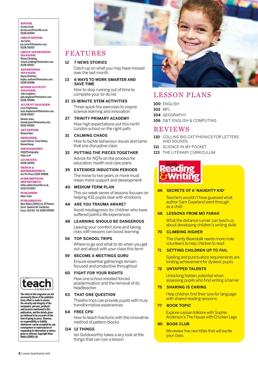 Teach Primary Preview Pages