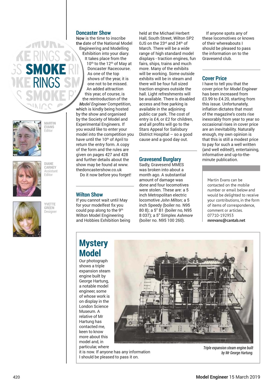 Model Engineer Preview Pages