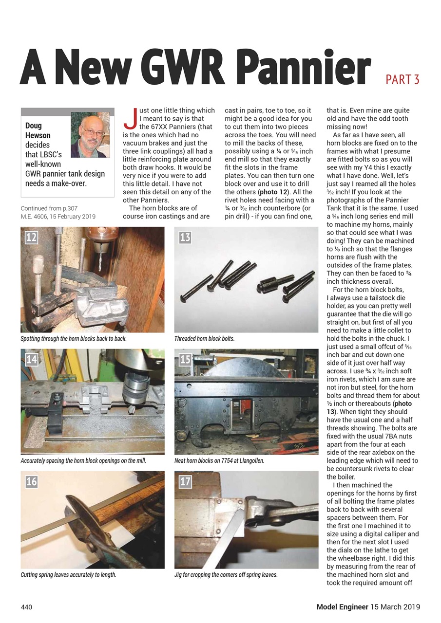 Model Engineer Preview Pages