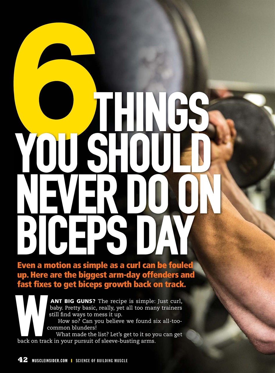 Muscle Insider Magazine Preview Pages
