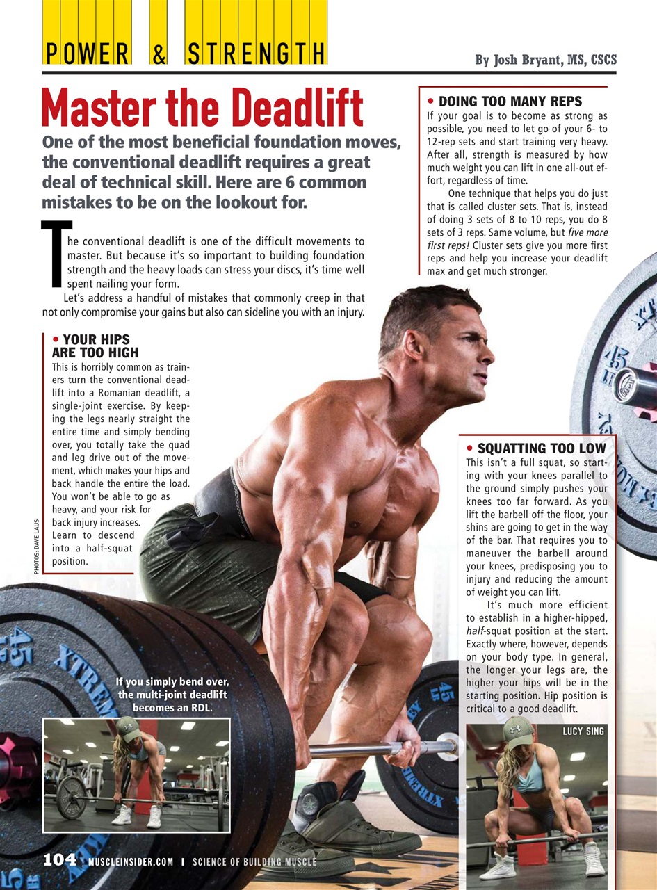 Muscle Insider Magazine Preview Pages