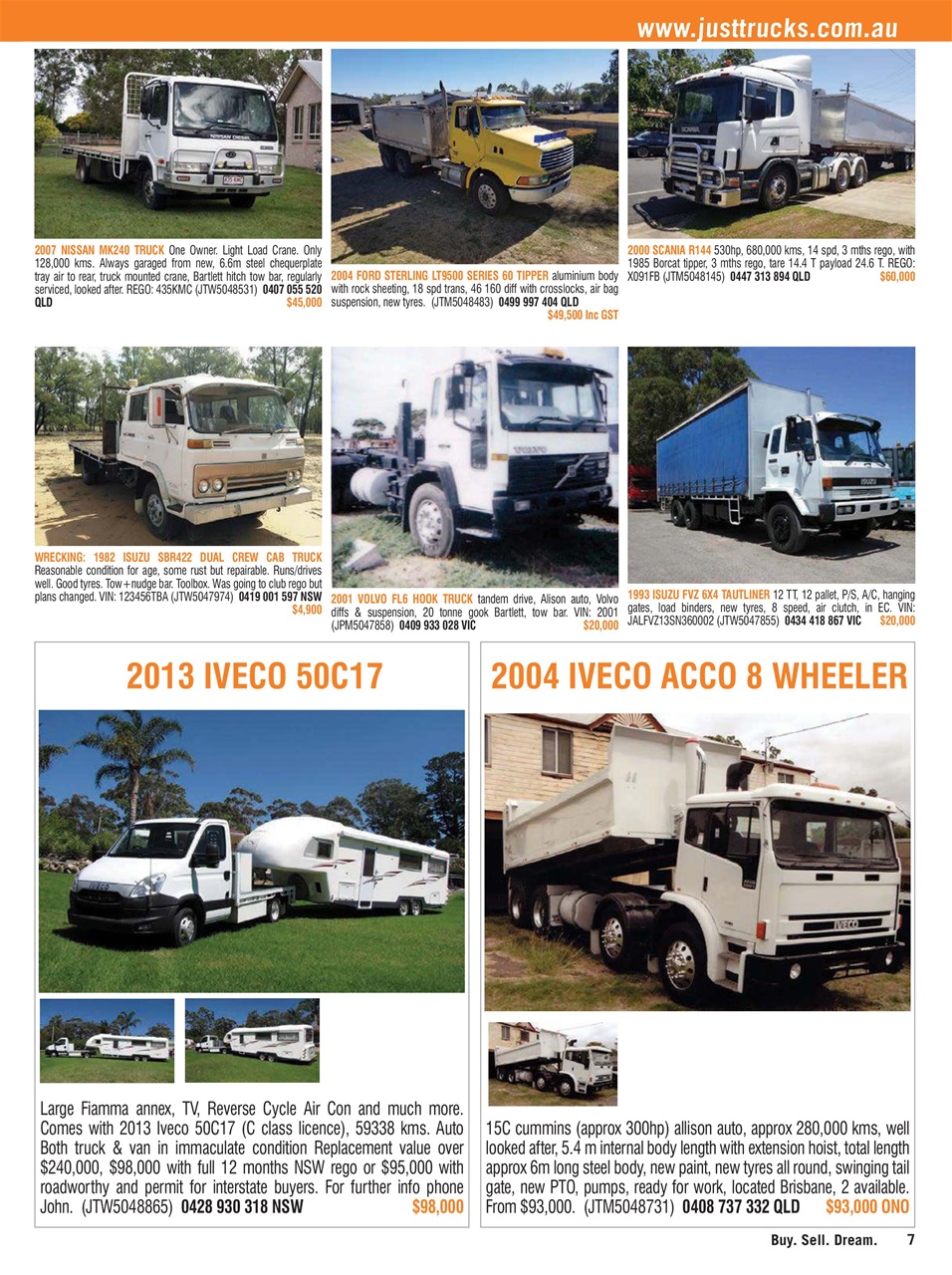 JUST TRUCKS Preview Pages