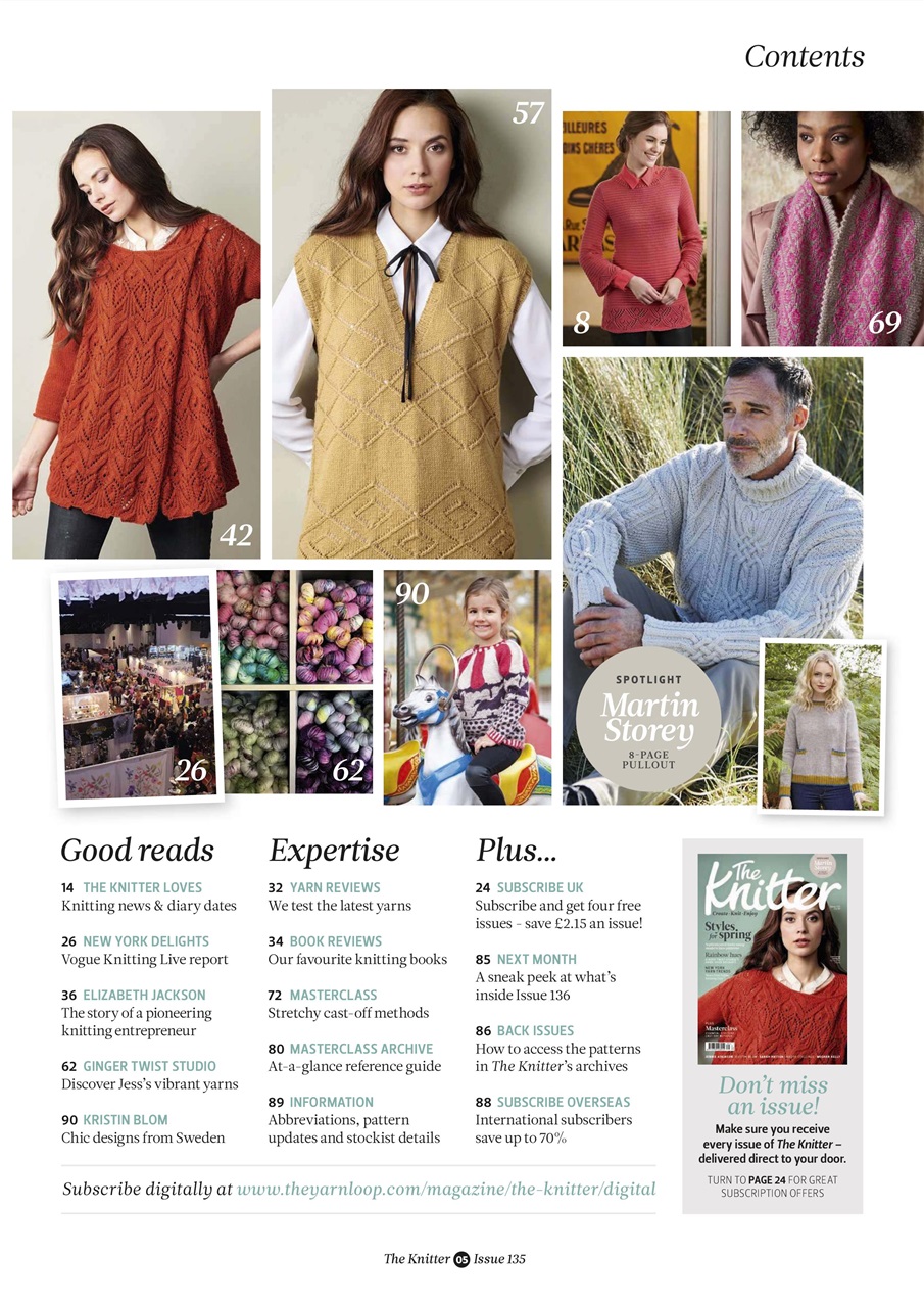 The Knitter Preview Pages