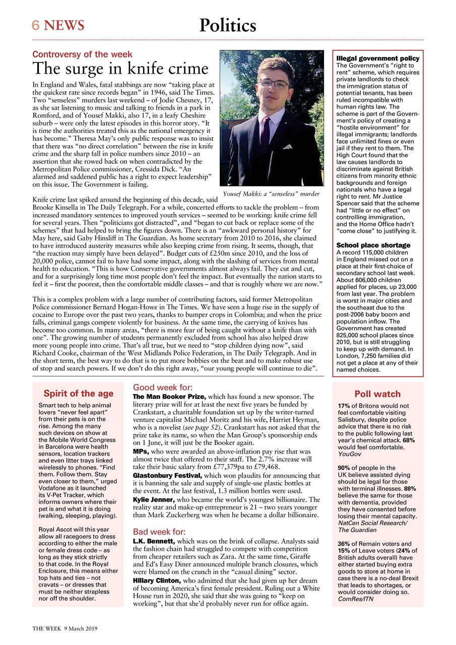 The Week Preview Pages