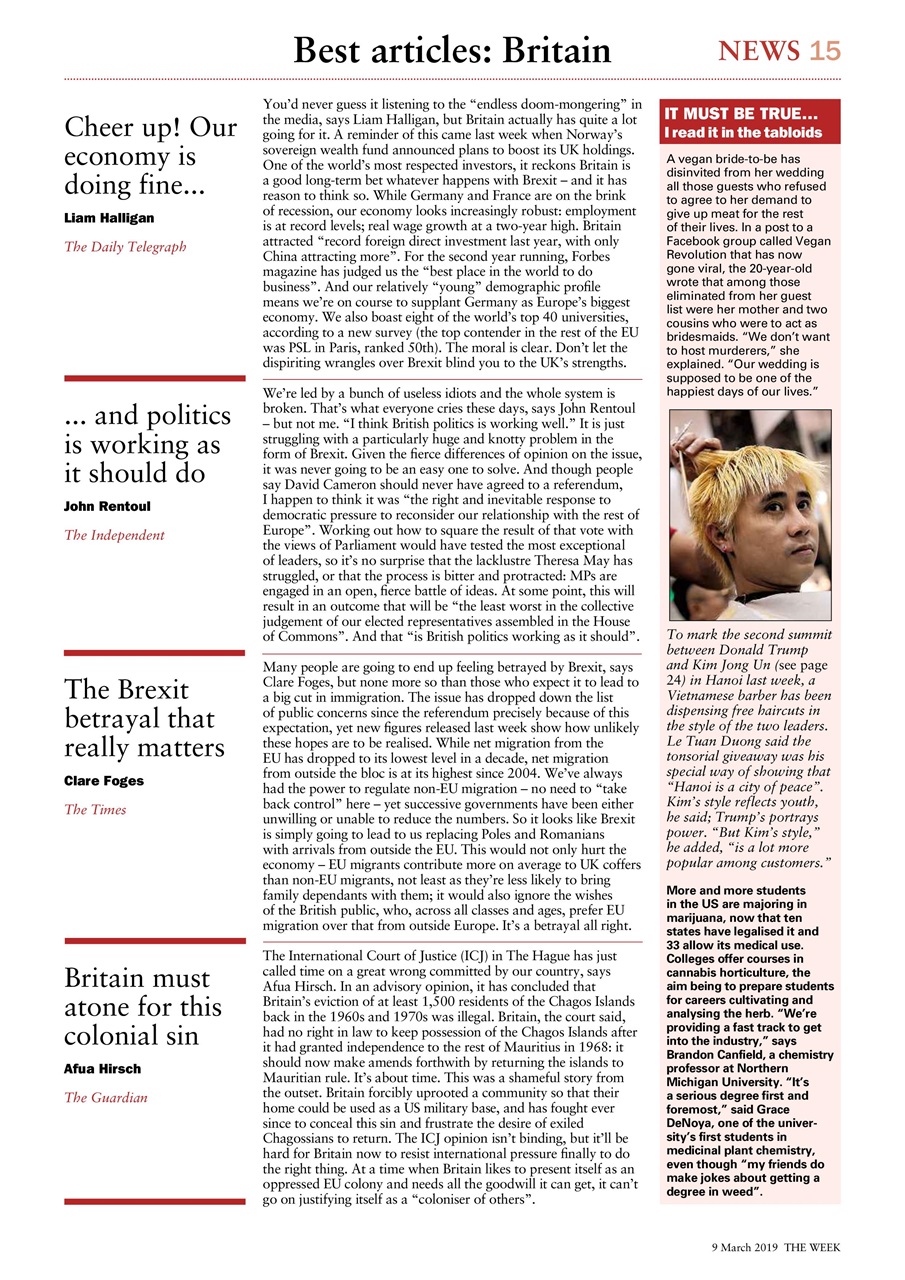 The Week Preview Pages