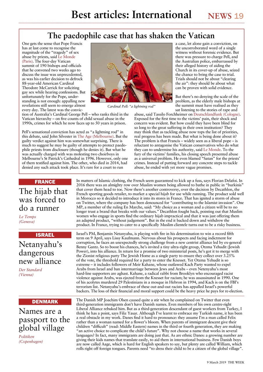 The Week Preview Pages