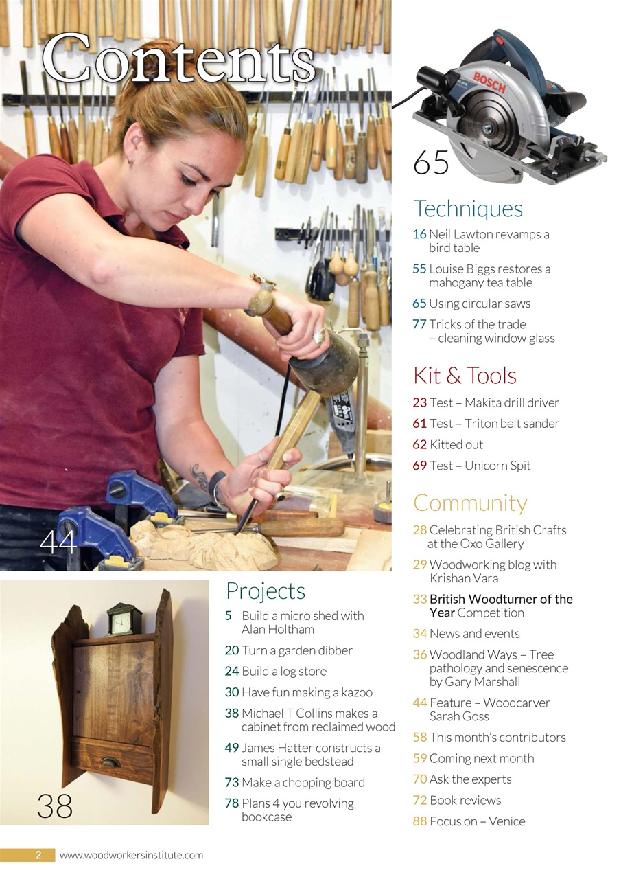 Woodworking Crafts Magazine Preview Pages