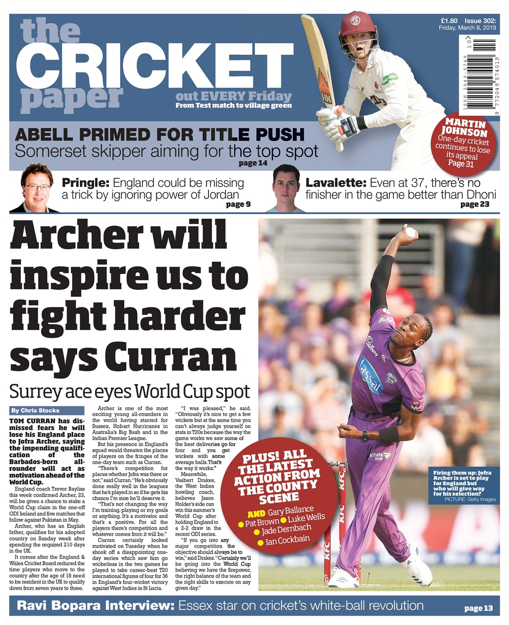 The Cricket Paper Preview Pages