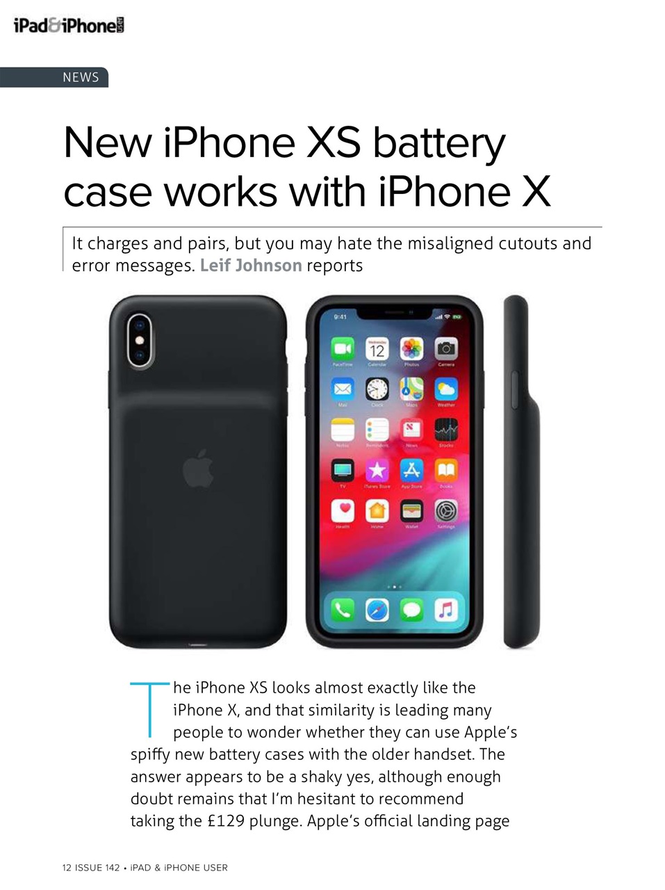 iPad and iPhone User Preview Pages