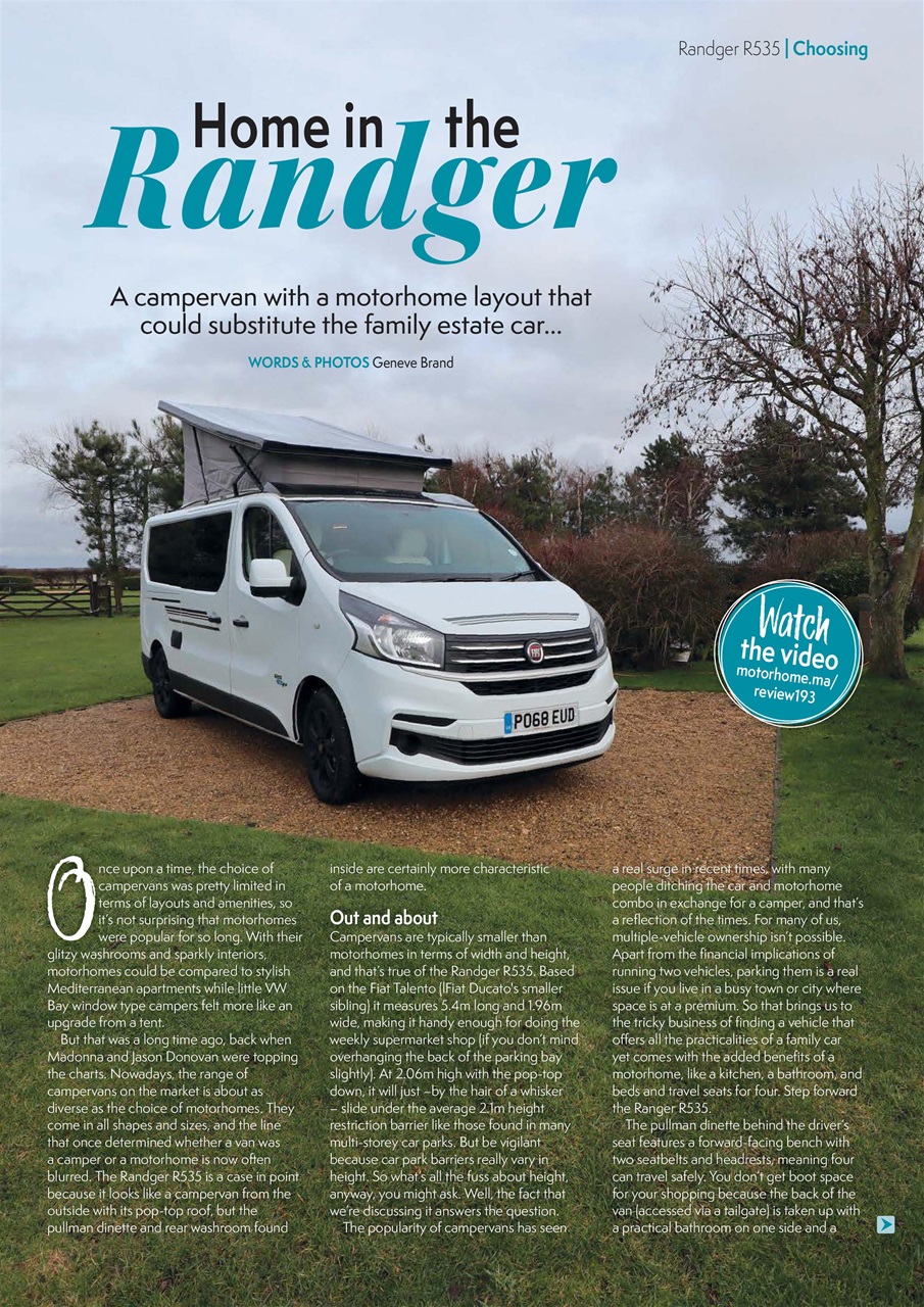 Campervan Preview Pages