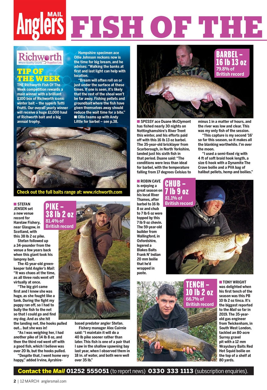Anglers Mail Preview Pages
