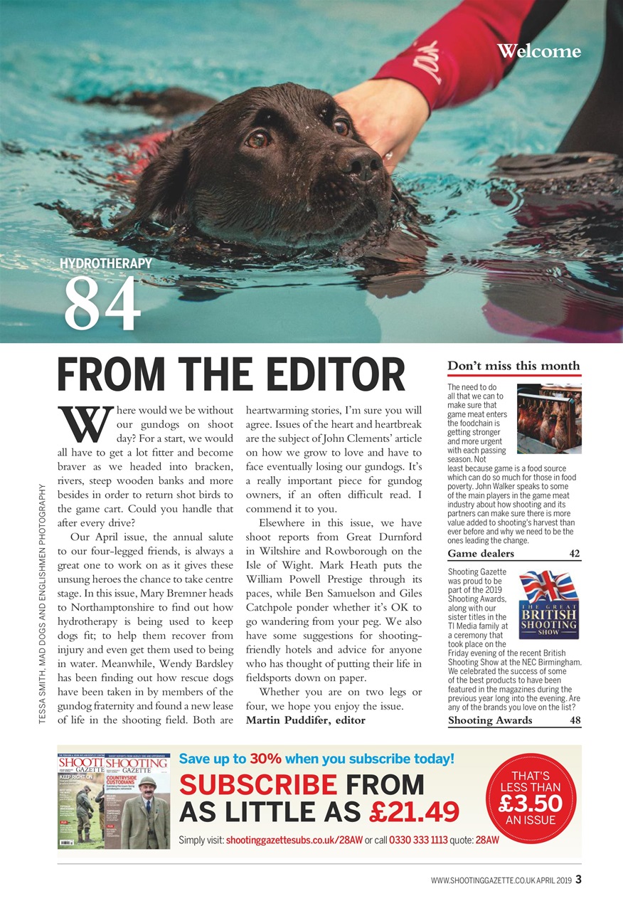 Shooting Gazette Preview Pages