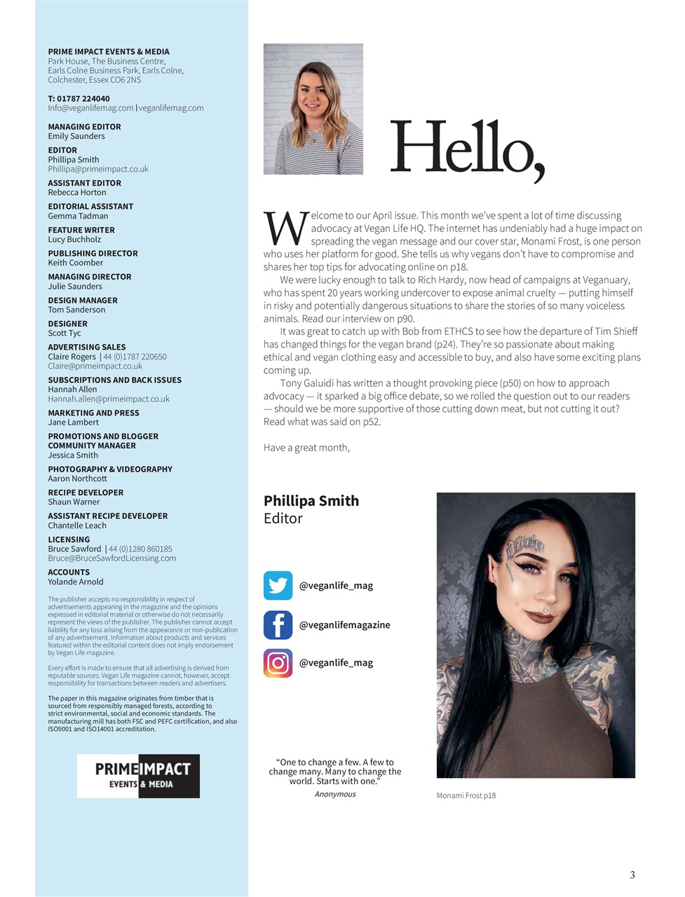Vegan Life Preview Pages