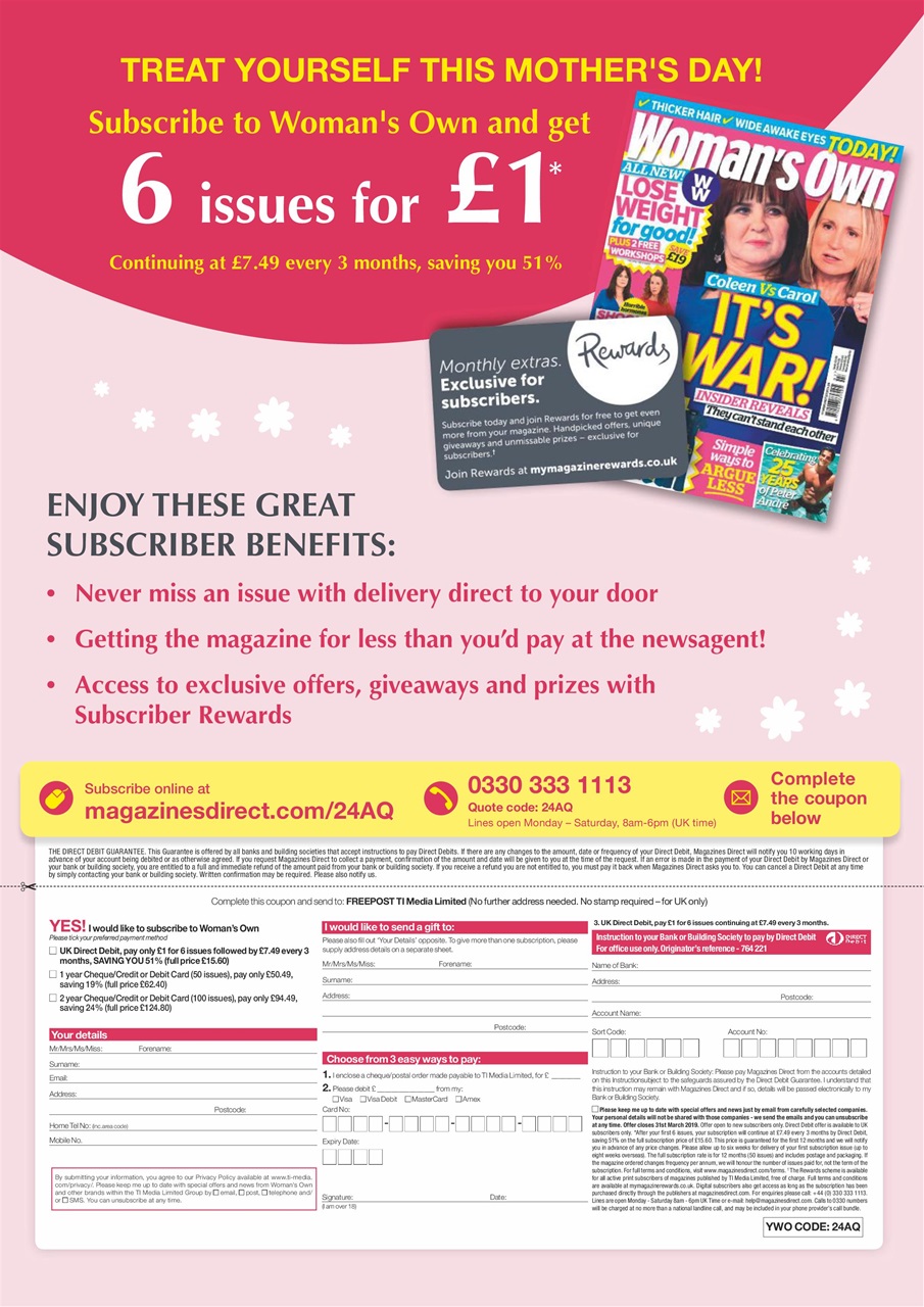 Woman's Own Preview Pages