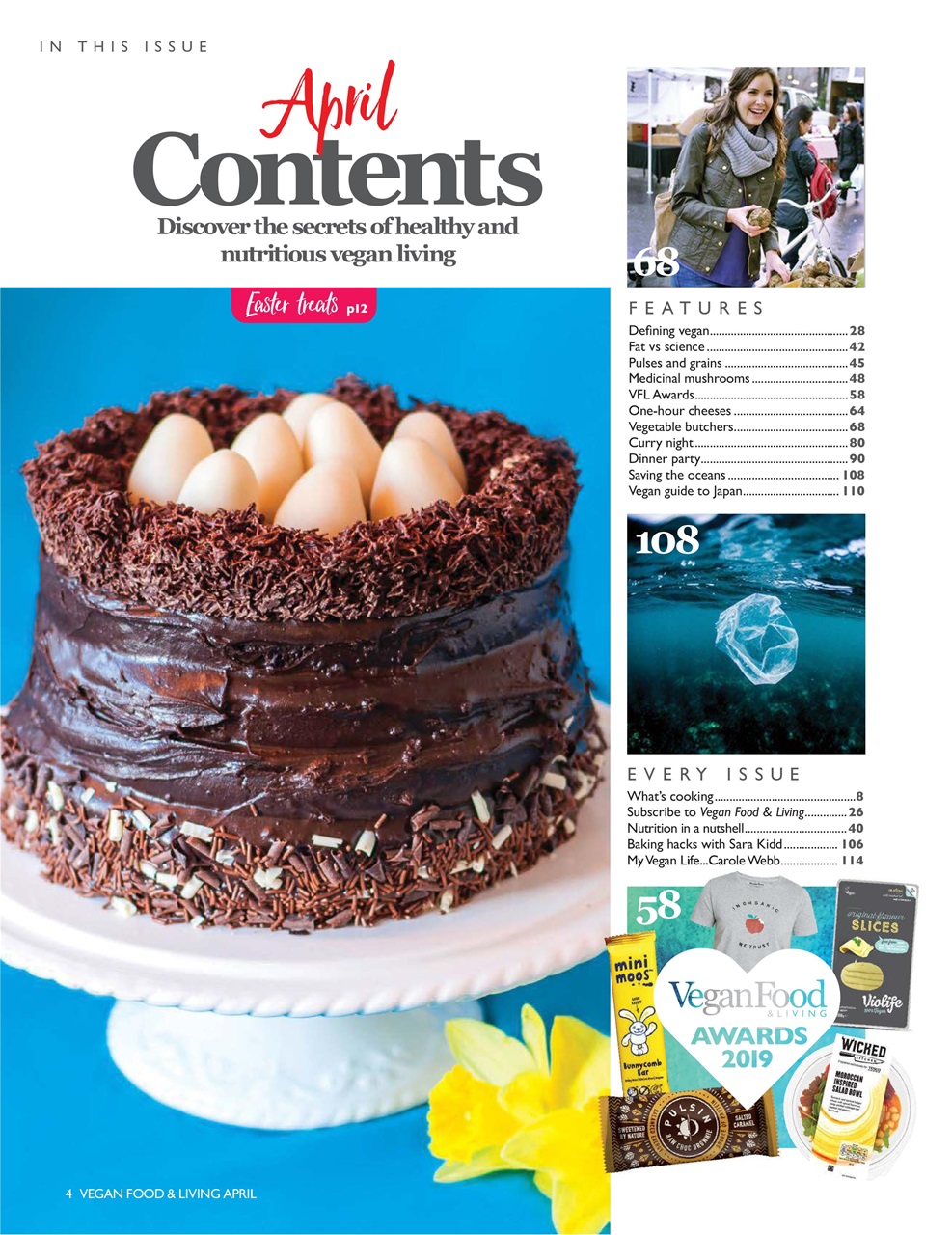 Vegan Food & Living Magazine Preview Pages