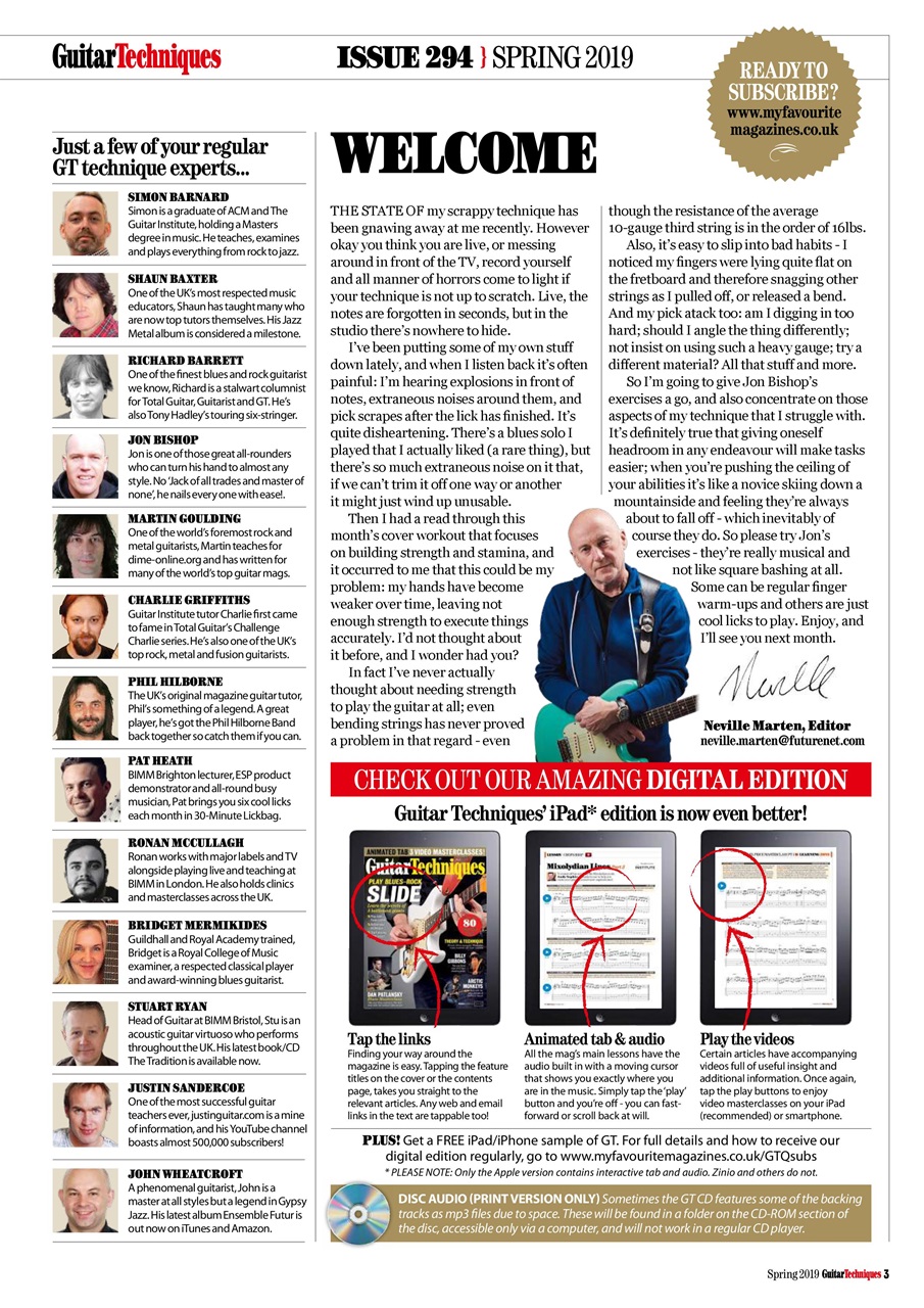 Guitar Techniques Preview Pages