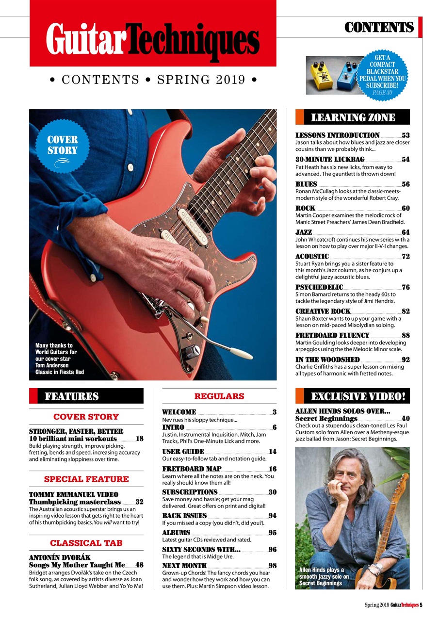 Guitar Techniques Preview Pages