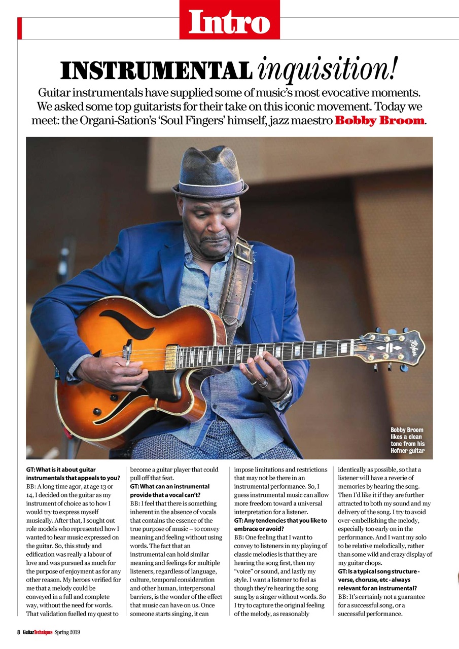 Guitar Techniques Preview Pages