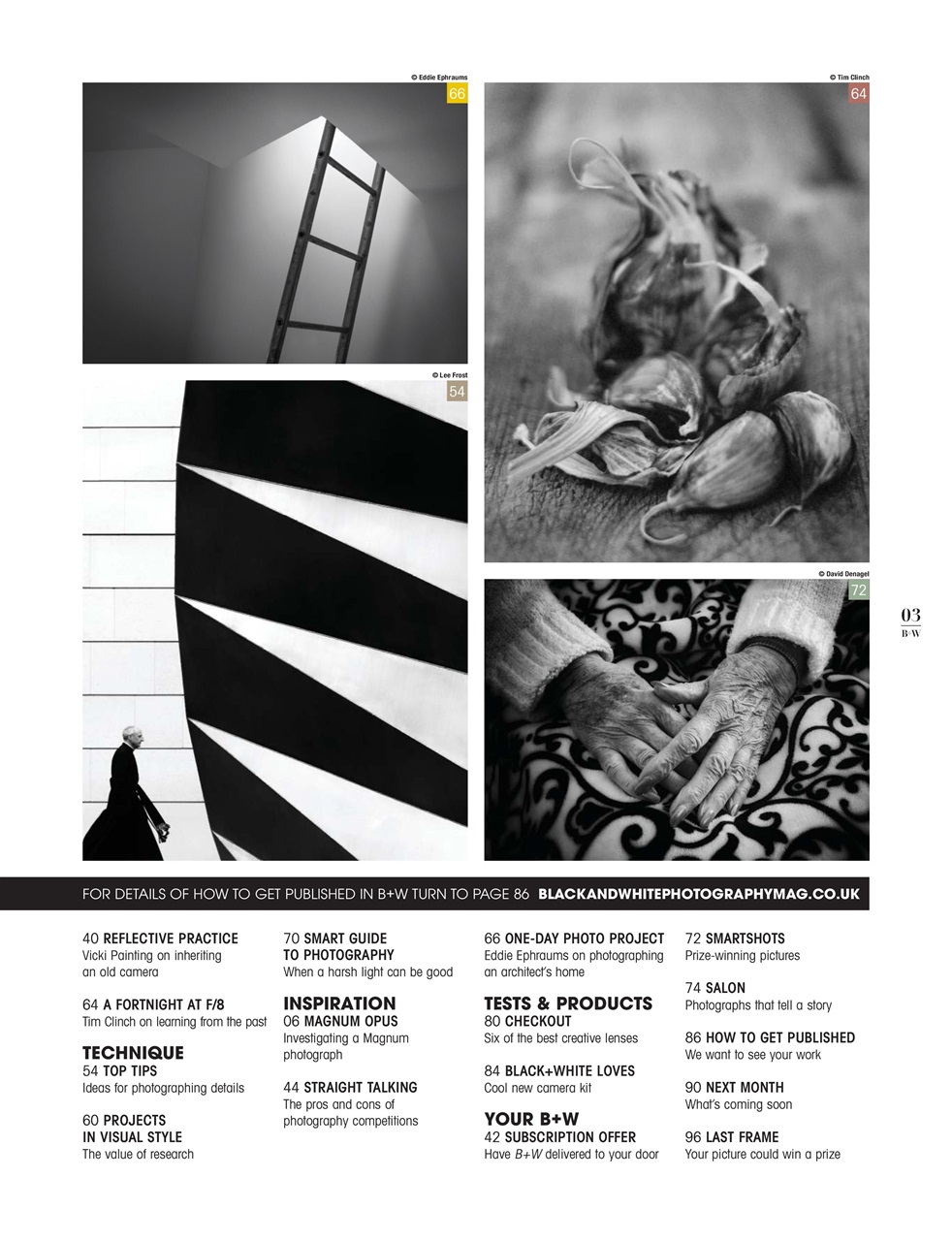 Black+White Photography Preview Pages