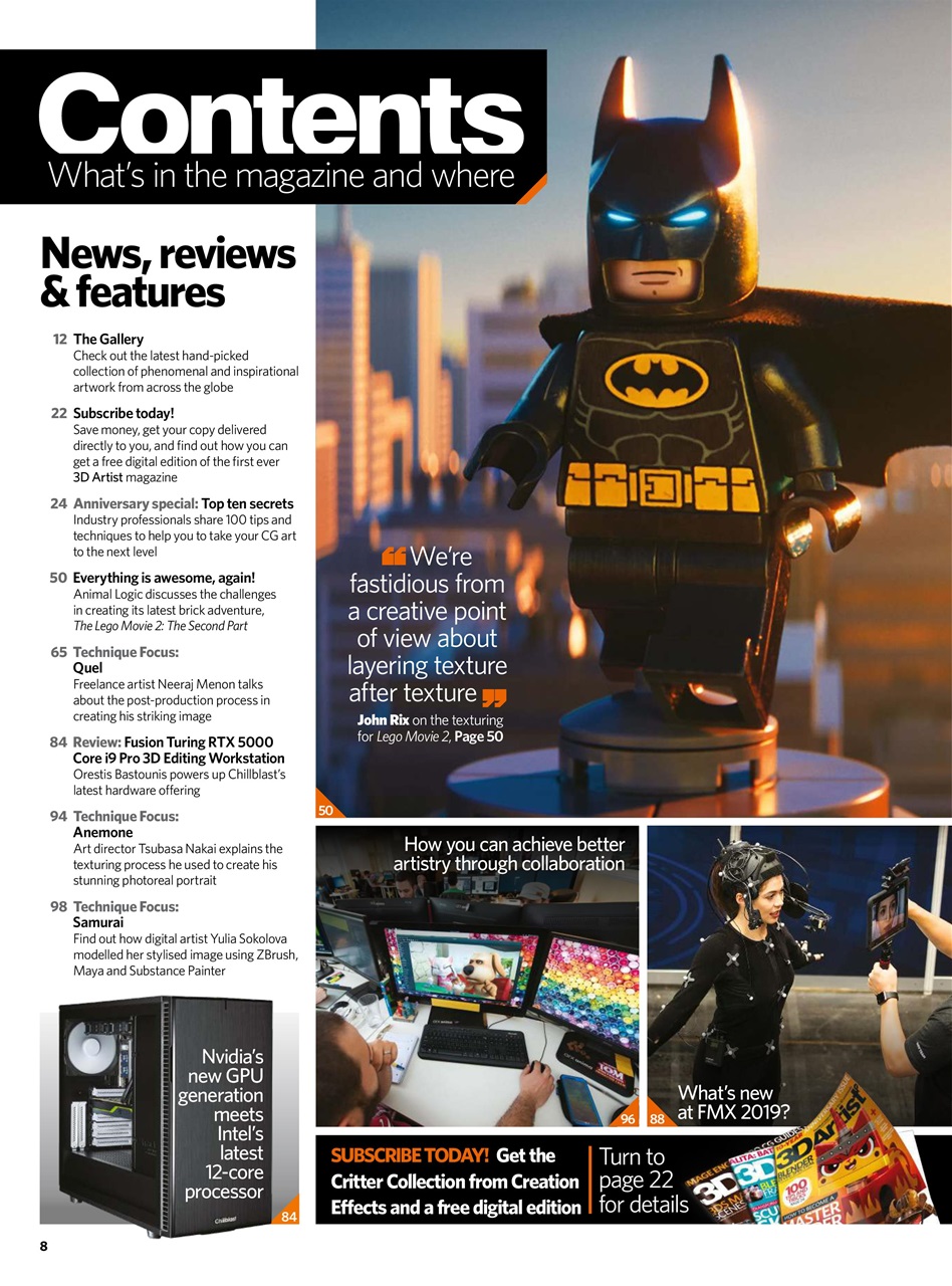 3D Artist Preview Pages