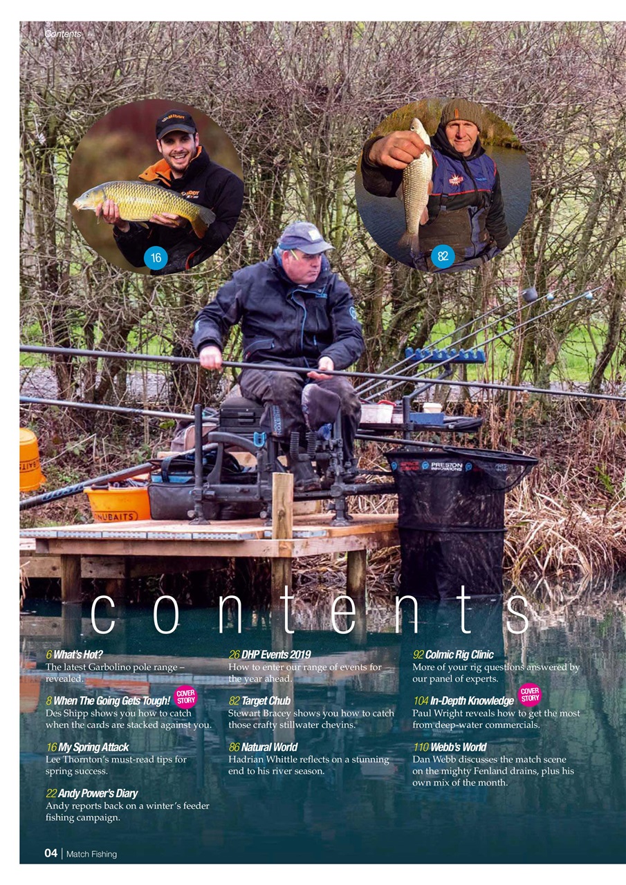 Match Fishing Preview Pages