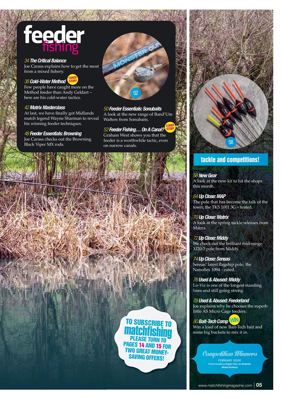 Match Fishing Preview Pages