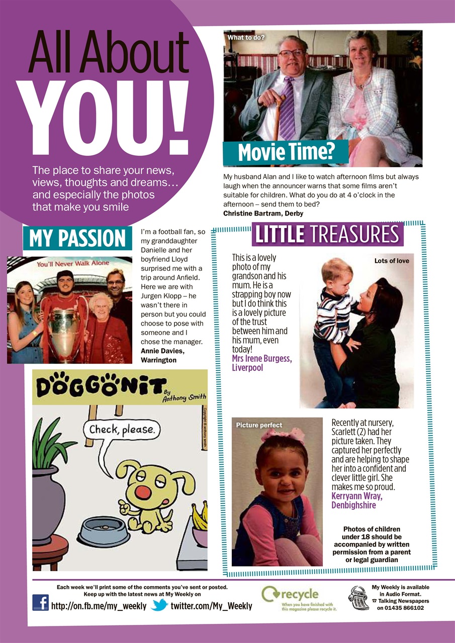 My Weekly Preview Pages