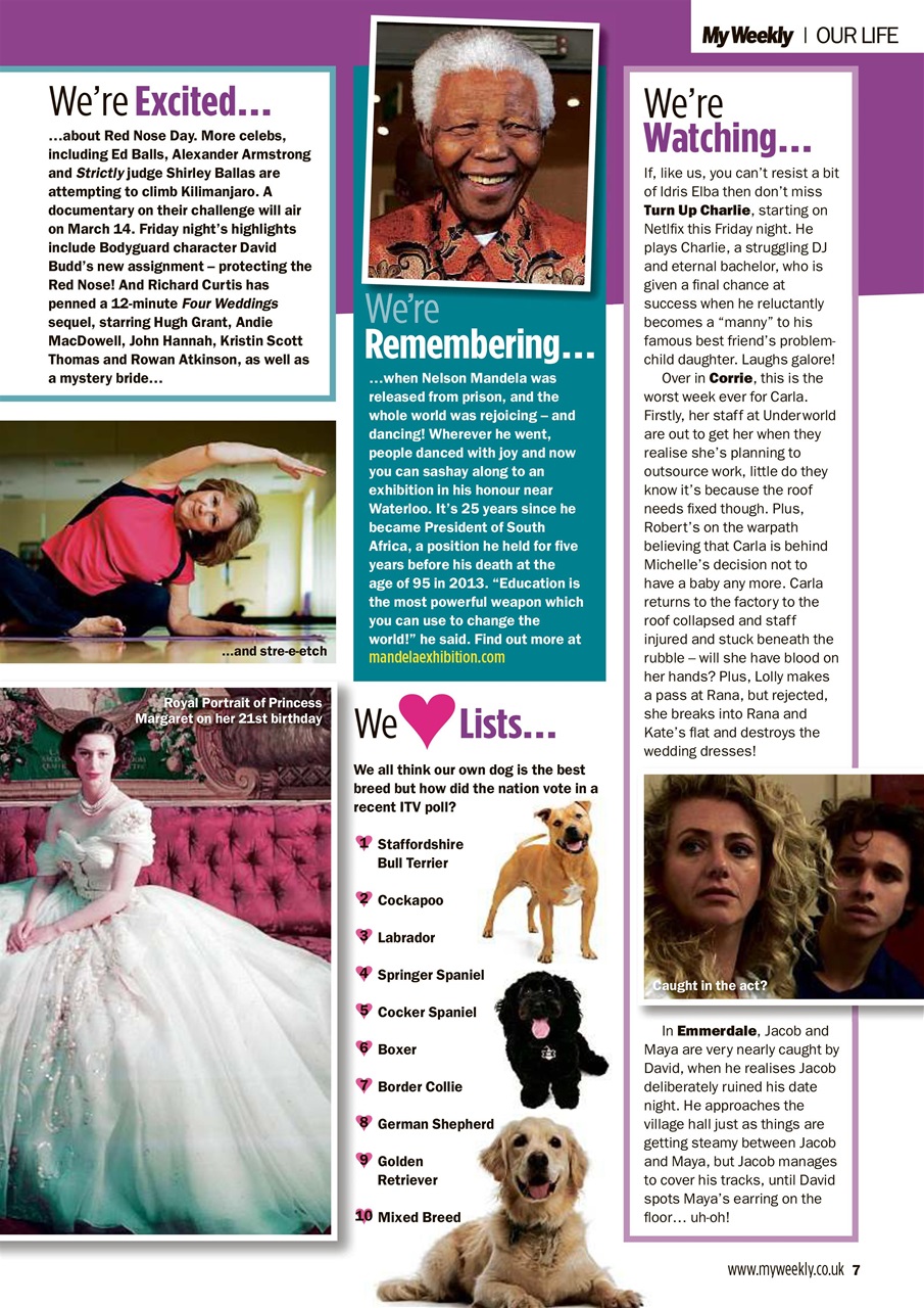 My Weekly Preview Pages