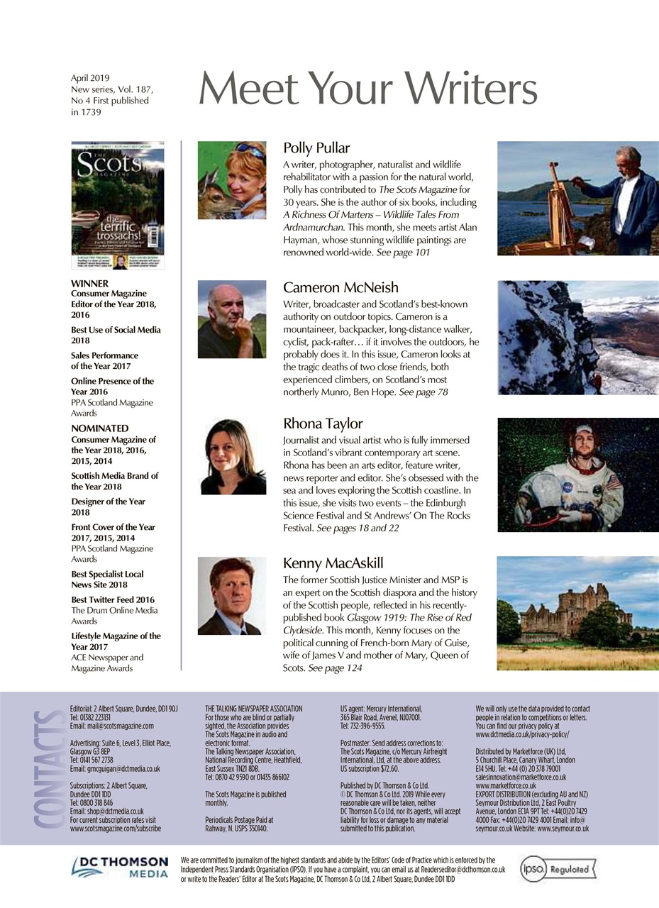 The Scots Magazine Preview Pages