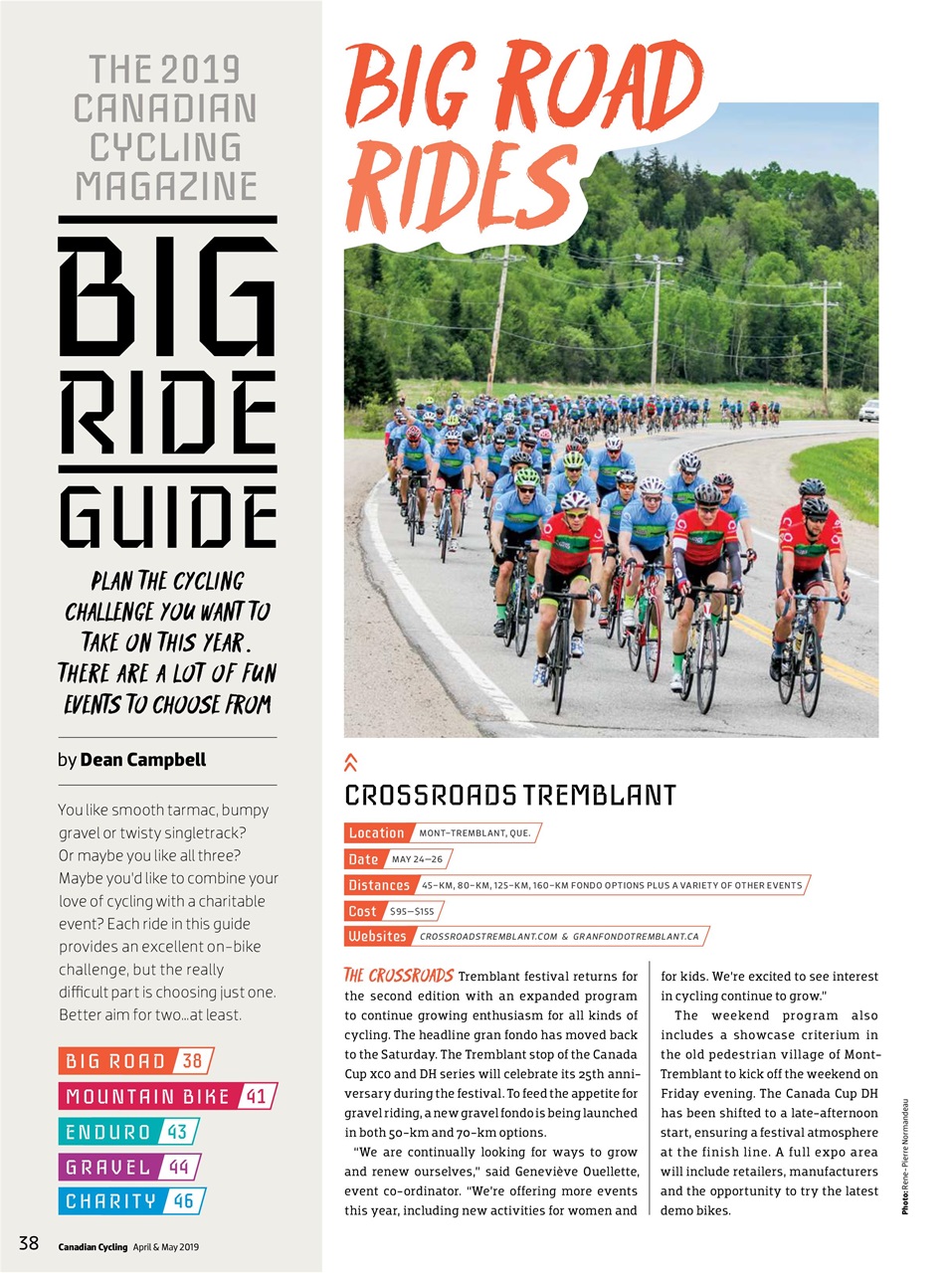 Canadian Cycling Magazine Preview Pages
