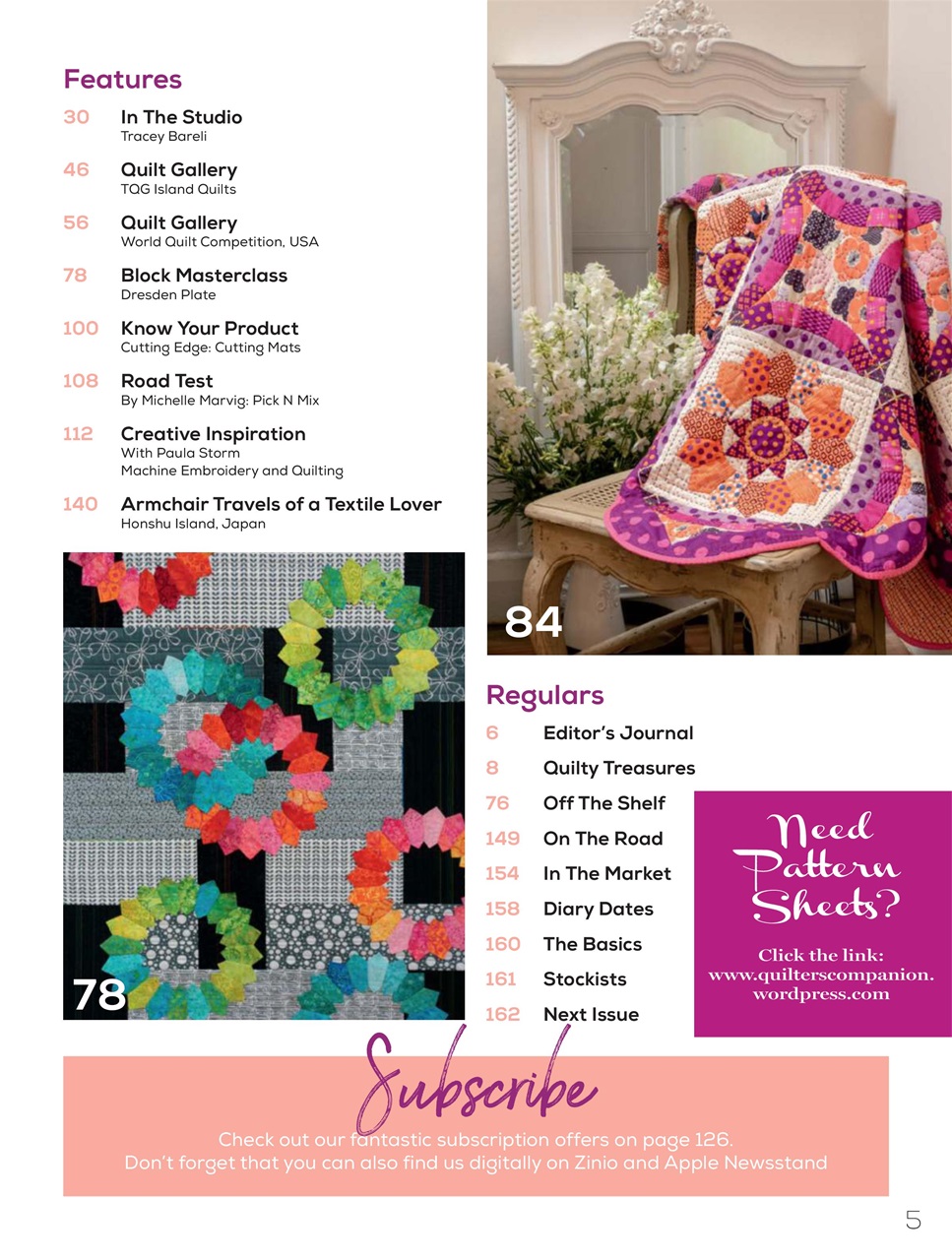 Quilters Companion Preview Pages