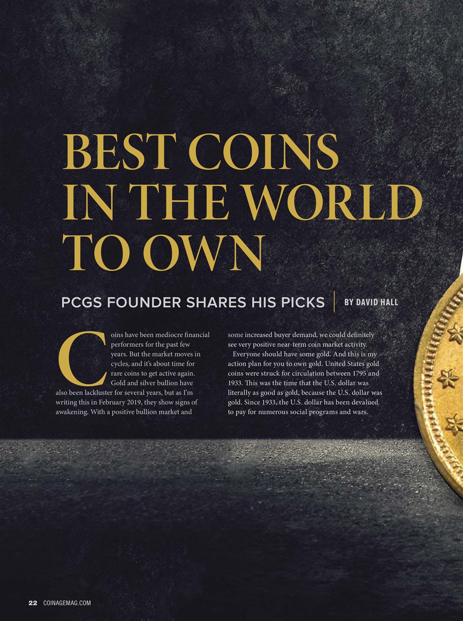 COINage Magazine Preview Pages