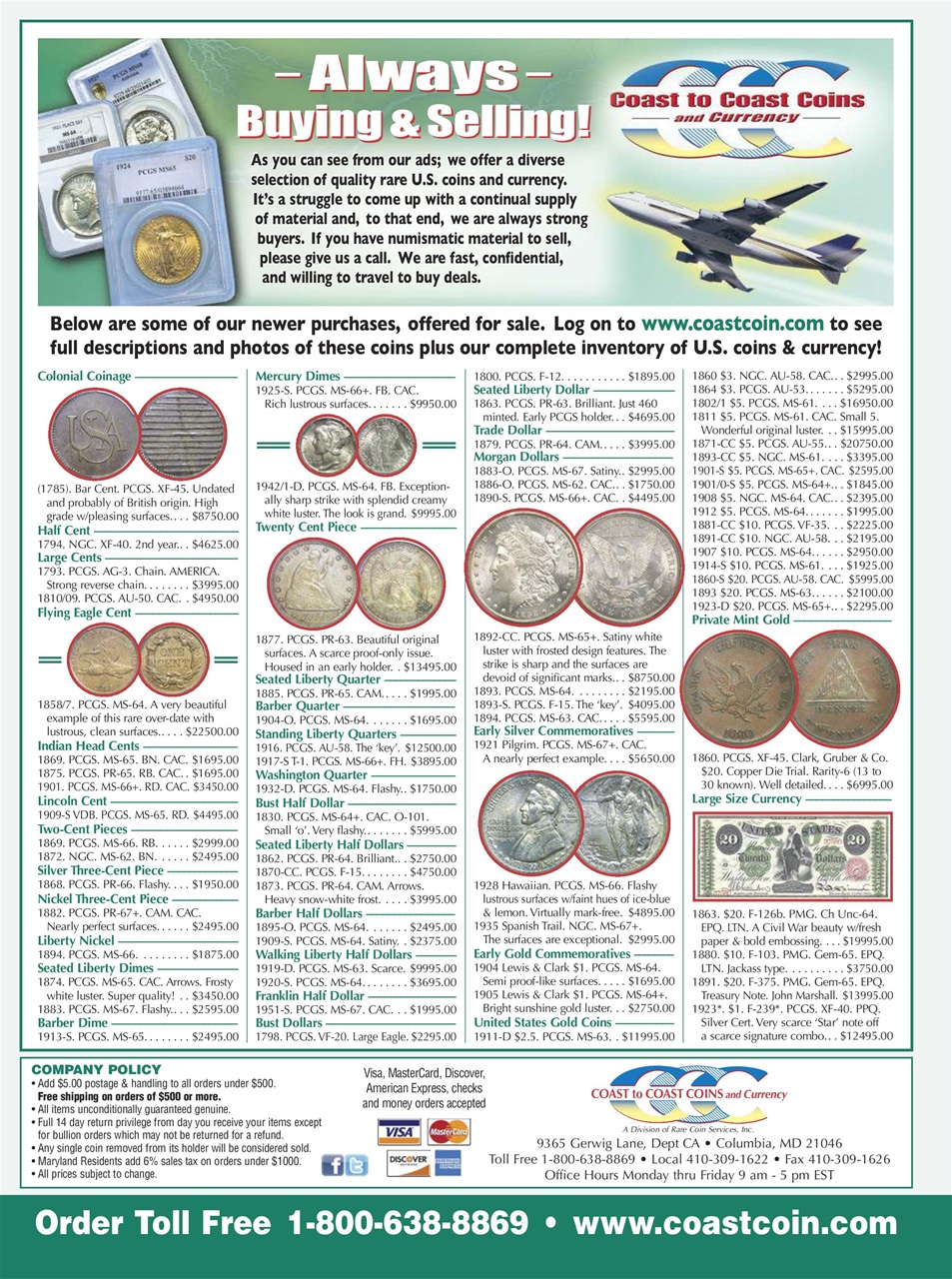 COINage Magazine Preview Pages