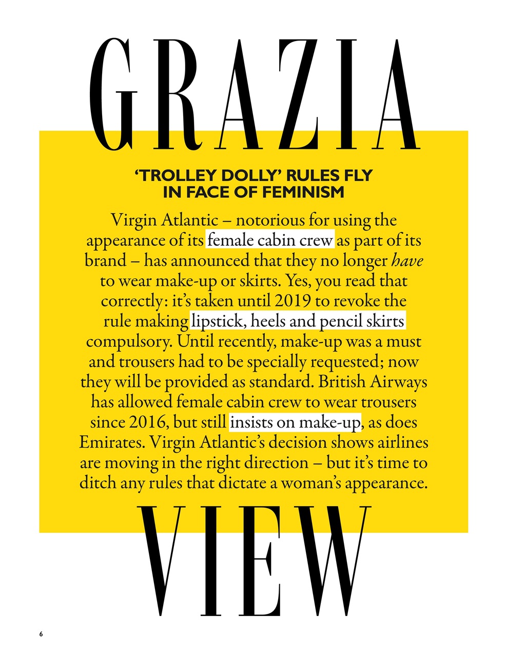 Grazia Preview Pages