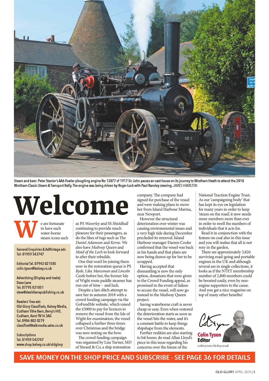 Old Glory Magazine Preview Pages