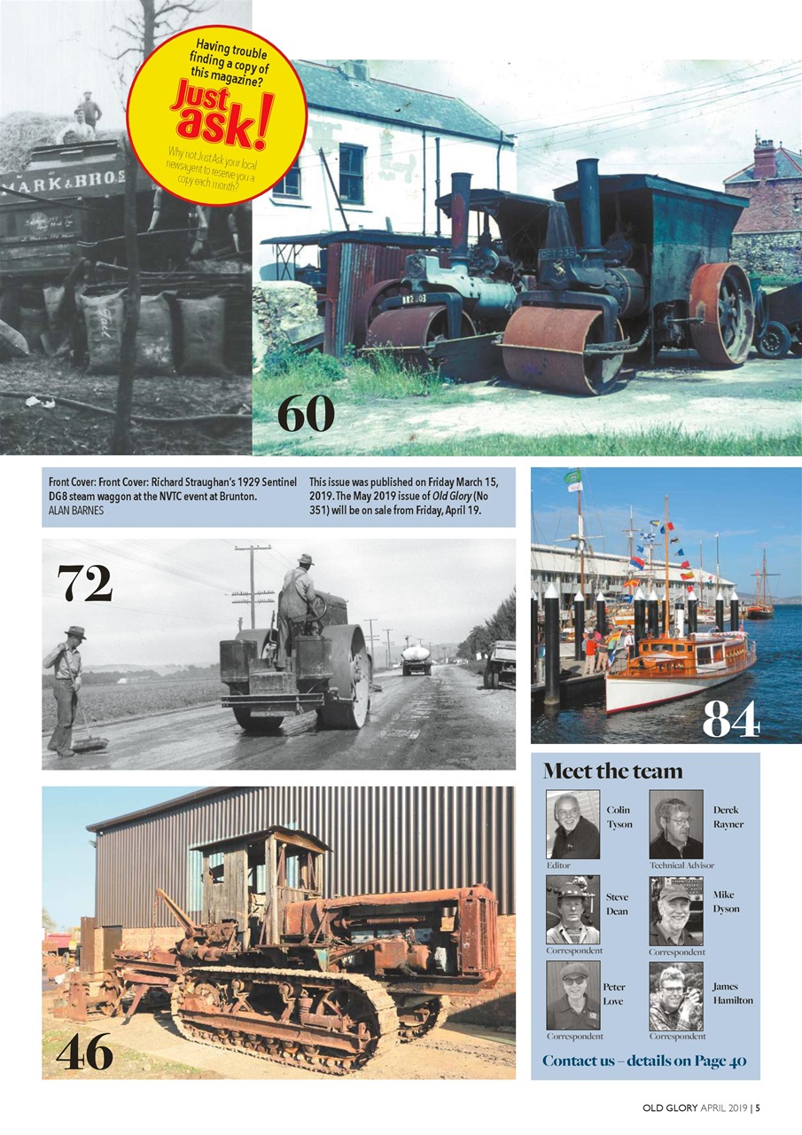 Old Glory Magazine Preview Pages