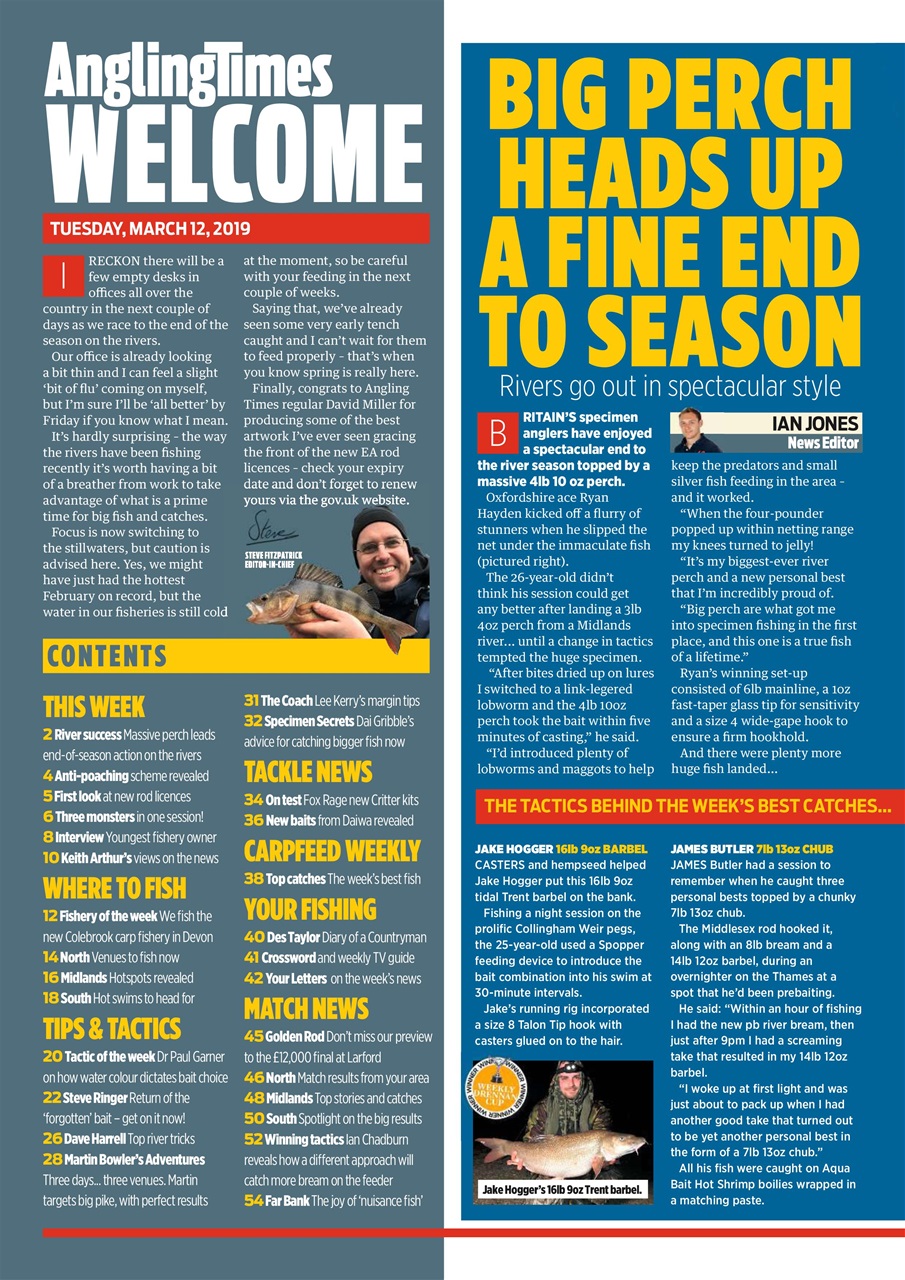 Angling Times Preview Pages