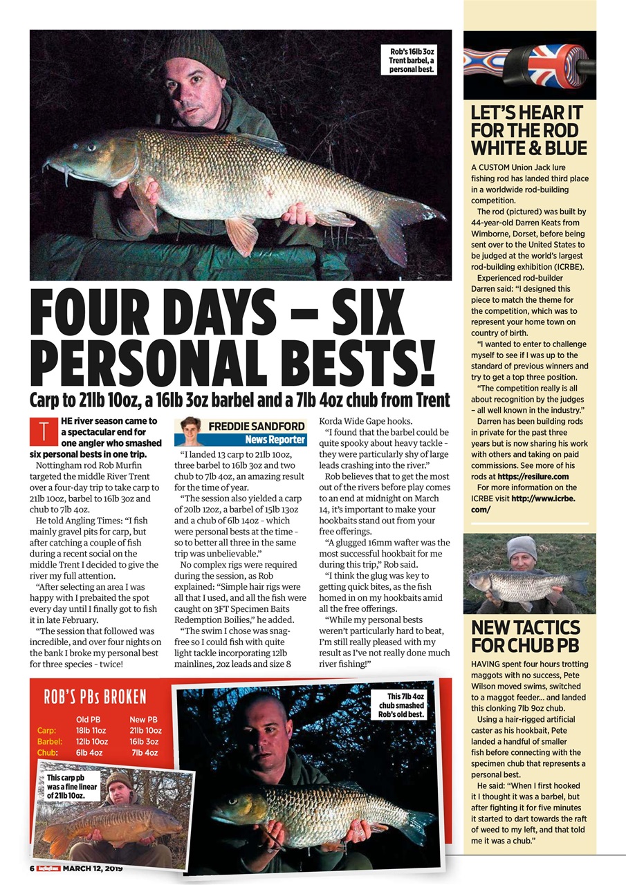 Angling Times Preview Pages