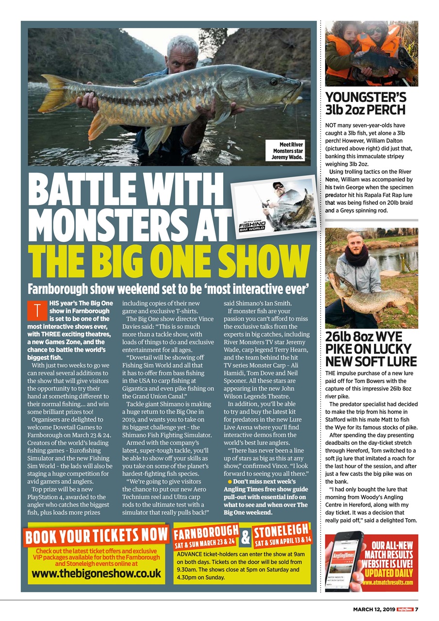 Angling Times Preview Pages