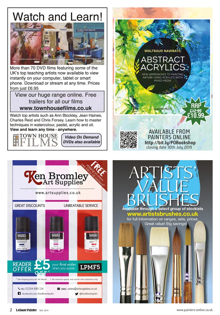 Leisure Painter & The Artist Preview Pages