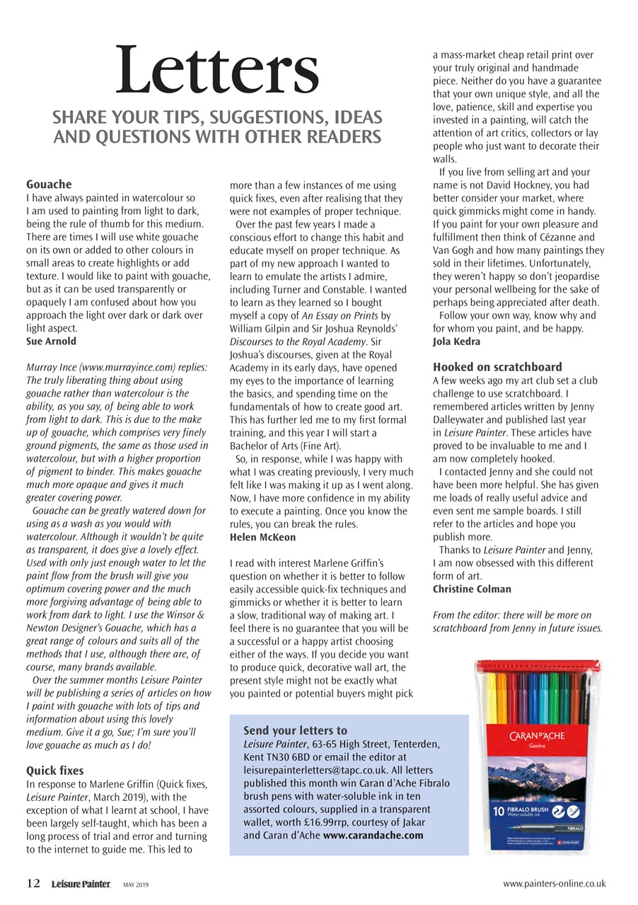 Leisure Painter & The Artist Preview Pages