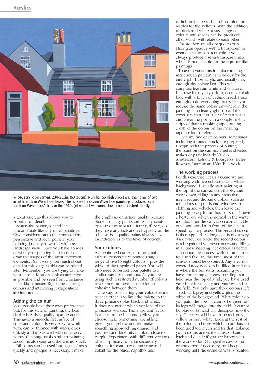 Leisure Painter & The Artist Preview Pages