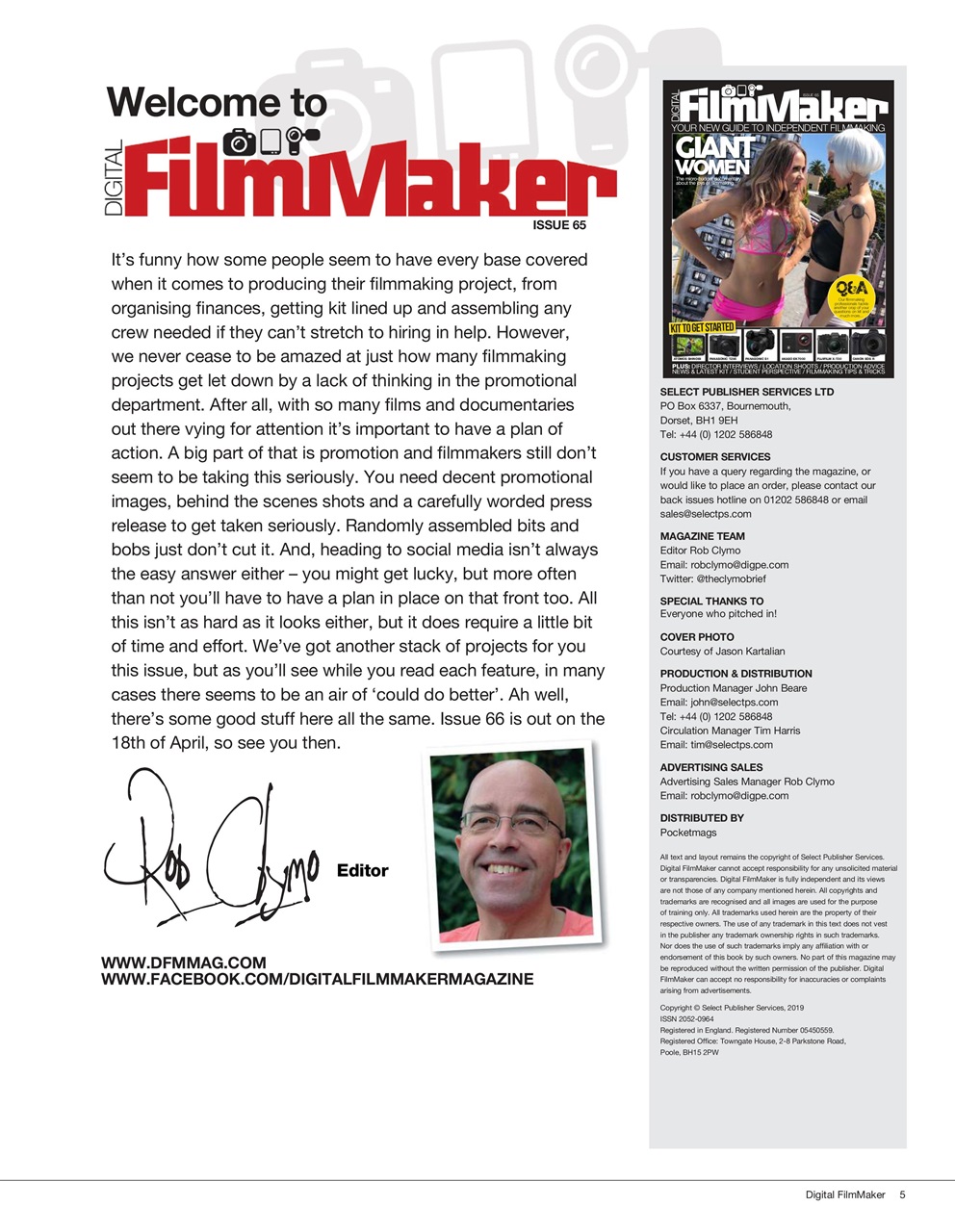Digital FilmMaker Preview Pages