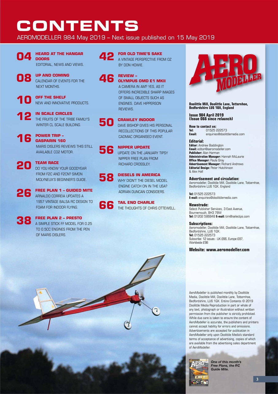 AeroModeller Preview Pages