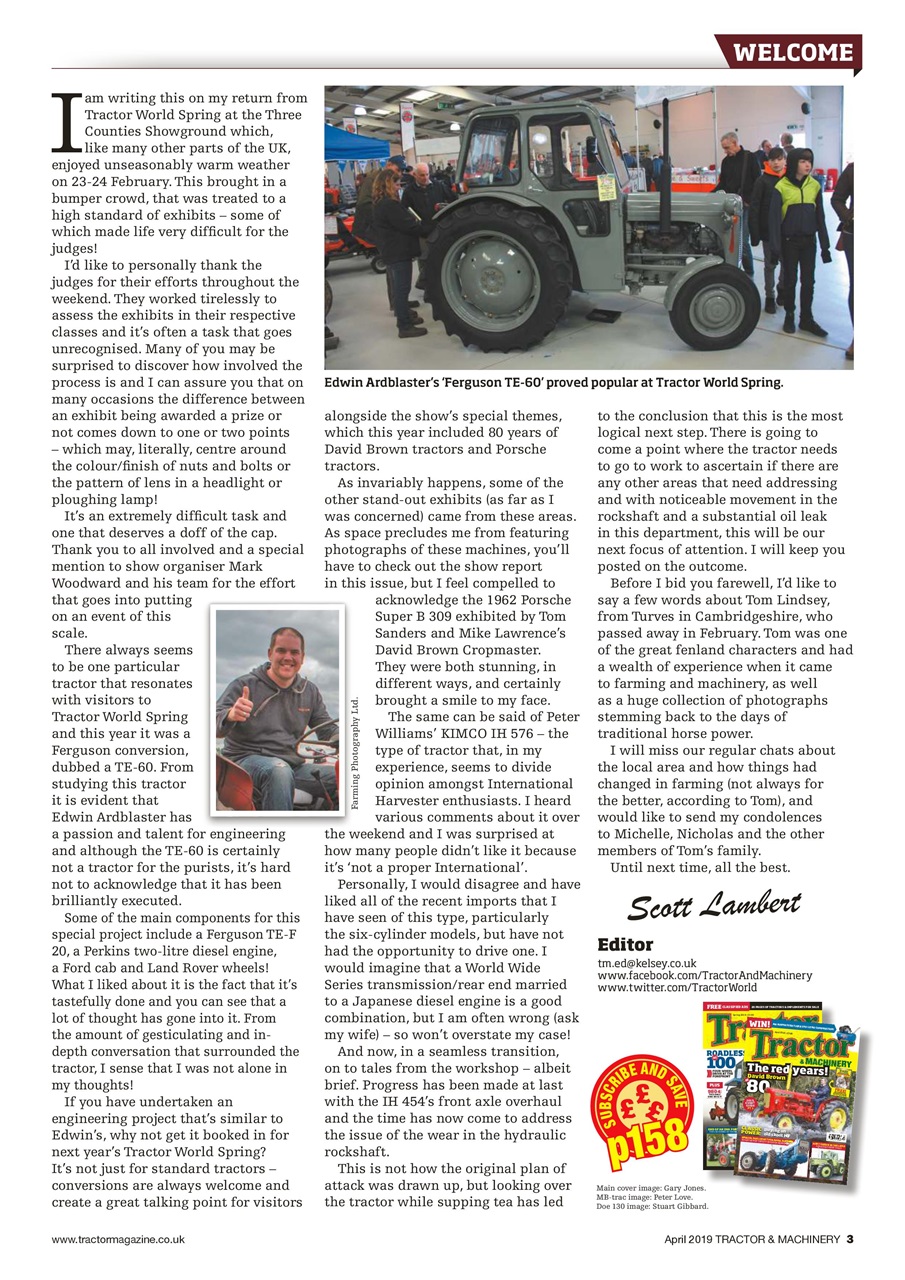 Tractor & Machinery Preview Pages