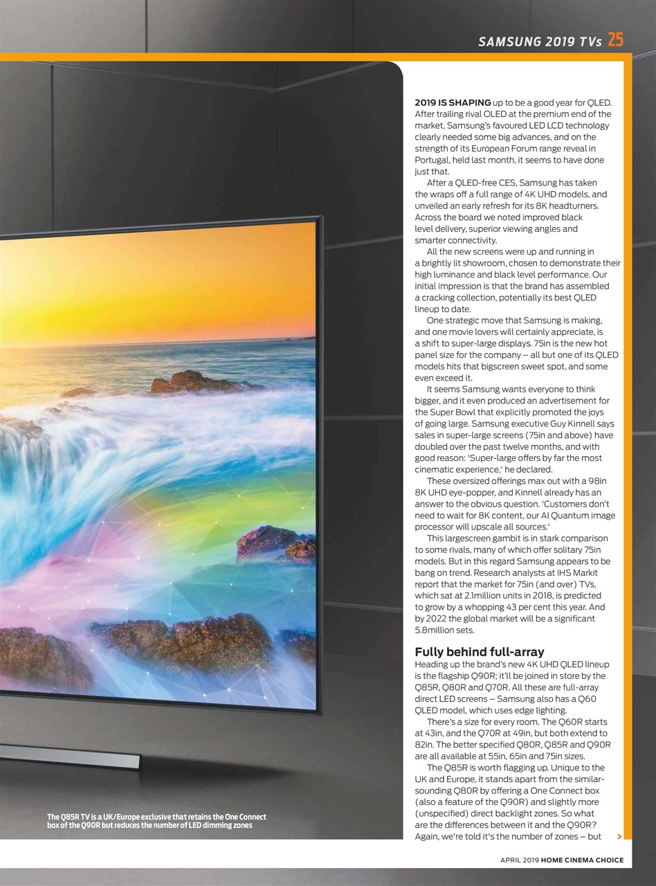 Home Cinema Choice Preview Pages